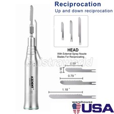 Dental Surgical Micro Saw 3.2:1 Up&Down Reciprocating Bone Cutting Handpiece