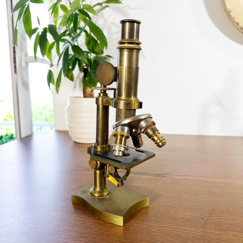 Microscope ancien laiton - en,