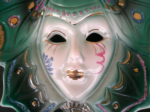 Masque mural venitien - masque,