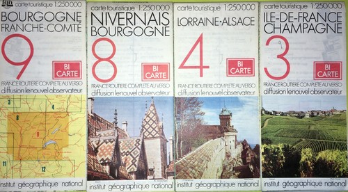 Lot cartes ign 250 000 - lot, 4