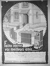 PRESS AD 1925 CENTRAL HEATING BOILER IDEAL CLASSIC RADIATORS