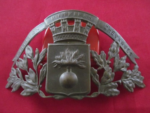 Plaque casque pompier - casque, commune
