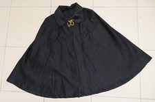 Handmade ZORRO CAPE - VINTAGE 60s BLACK SATINETTE Costume