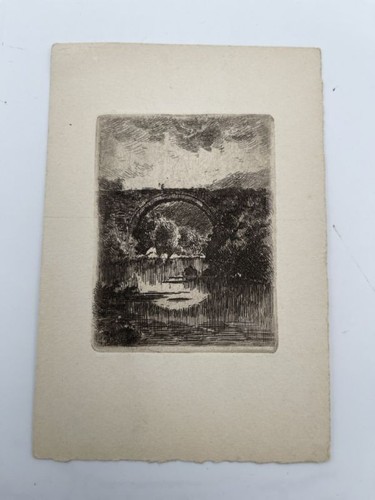 Gravure eau forte - eau-forte., du