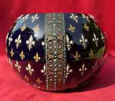 GIEN KEROSENE LAMP OIL LAMP BODY FLEUR DE LYS ROYALIST MONARCHY 19E