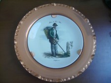 Belle assiette en porcelaine