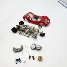 1964 LOTUS 30 ELECTRIC SLOT CAR Red Plastic Body With Parts/Pieces RARE UNTESTED