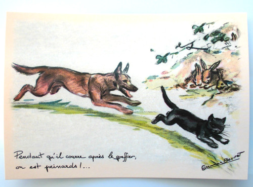 Carte postale germaine bouret - germaine,