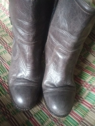 Bottines cuir taille - cuir,