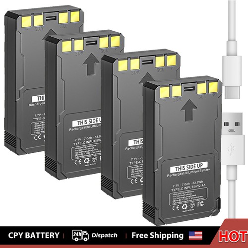 4pack lit 7000mah battery - 1-4pack, lit-22