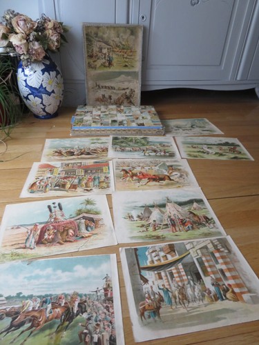 1900 ancien grand jeu - grand, cubes