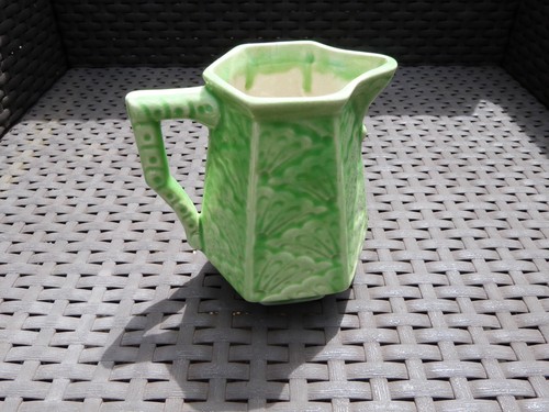 Pot lait vert style art - à,