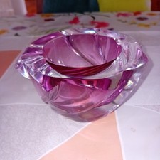 ANNEES 60 CENDRIER EN CRISTAL