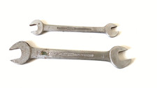 2 Hazet "a" 450 Open End Wrenches 10/14 and 17/19mm for Porsche 356 Board Tool