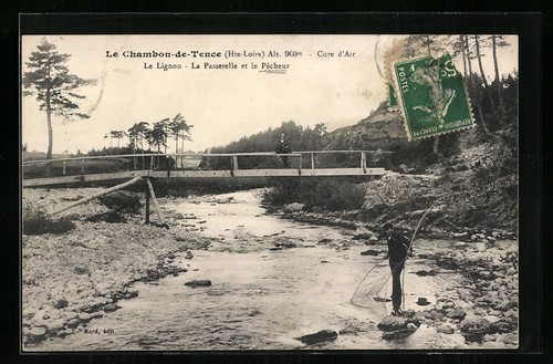 Cpa chambon tence le - le,