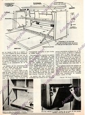 MAKE A DECO WALL DESK DECORATION / CUT PLAN SCHEME 1956 DIY 