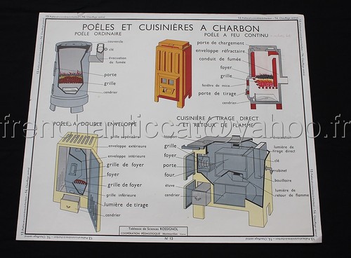 C919 affiche scolaire - affiche, vintage