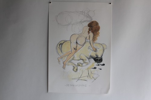 Salvador dali fille cochon - dali, et