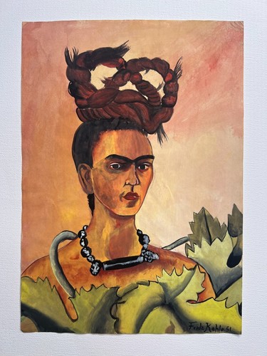 Frida kahlo dessin - frida, papier