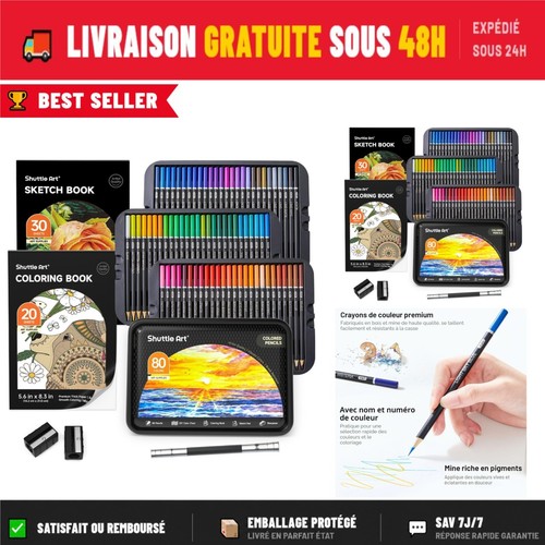 Shuttle art crayons de - 80,
