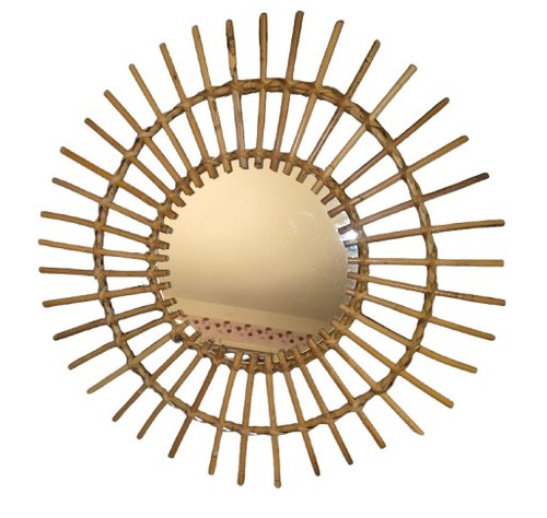 Magnifique grand miroir soleil