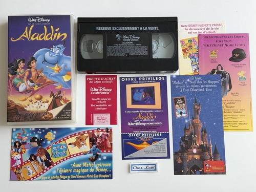 Aladdin cassette vhs fr - cassette,
