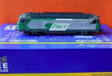 NEUF ***** HO REE MODELES MB-168S - LOCOMOTIVE DIESEL BB 67539 FRET SNCF SOUND