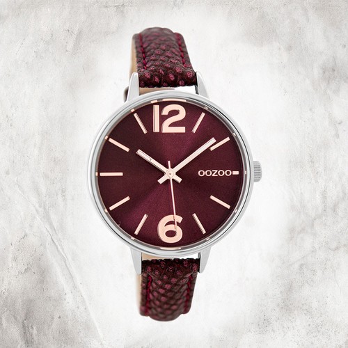 Oozoo cuir montre pour femmes - cuir,