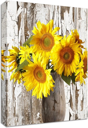 Tableau sur toile tournesols - sur,