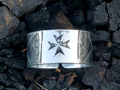 Bague artisanale croix - bague,