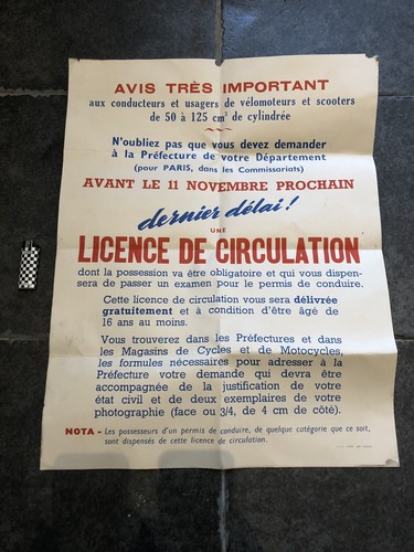 Ancienne affiche pour - affiche,