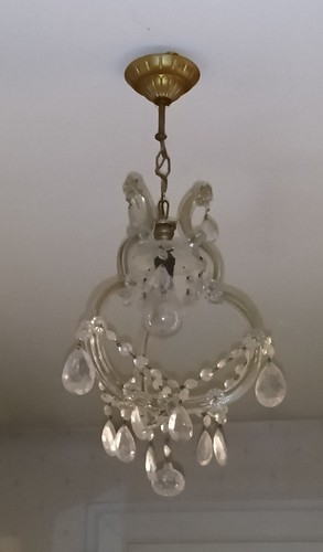 Ancien lustre cage - cage, à