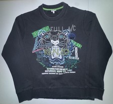 Kenzo Embroidered Tiger Sweatshirt Women’s Medium Pullover Mind Storm Paris Neon