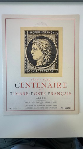 Document centenaire timbre - centenaire,