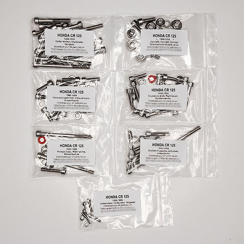 Honda 125 1990 1999 kit - kit, vis