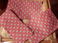 3 coupons tissu Ancien   "