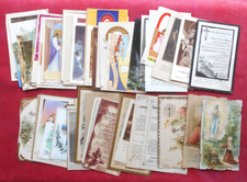 Lot of 74 Various Pious Images Late 19th & 20th!