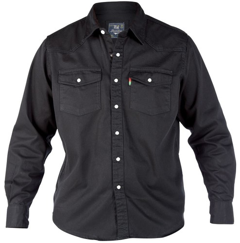 Duke jeans chemises noir - chemises,
