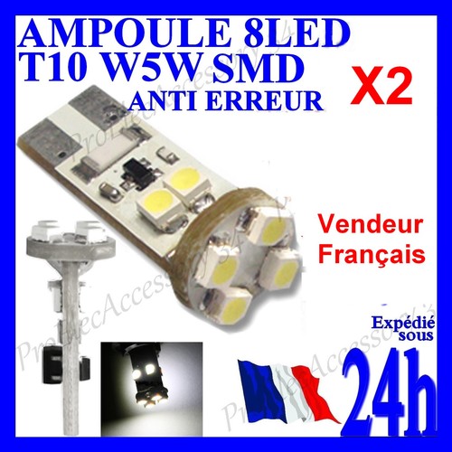 2ampoule 8led smd lampe - 8led,