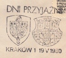 POLOGNE 1980 101 POSTMARK