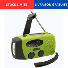 Radio Solaire Dynamo 2000mAh -