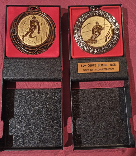 Vintage medaille ski alpin - vintage,