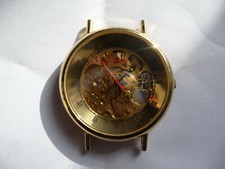 BEAUTIFUL MECHANICAL SKELETON SWAN WATCH