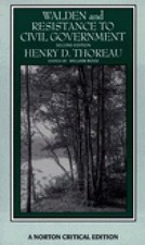 WALDEN AND RESISTANCE TO CIVIL GOVERNMENT - Thoreau, Henry David