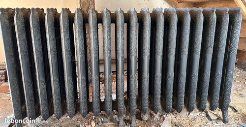 Radiateur fonte fleurie - radiateur,
