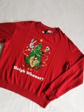 Pull de Noël H&M sweat Warner Bros coton neuf taille S
