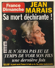 ►FRANCE DIMANCHE n°2724-1998-JEAN MARAIS-MICHEL SARDOU-CLAUDE BARZOTTI-SHEILA