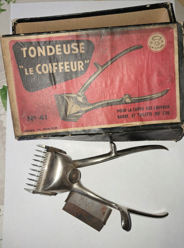 Tondeuse manuelle coiffeur - tondeuse, le