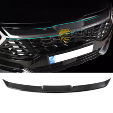 ABS Carbon Fiber Front Grille Grill Strips Cover For Kia Sportage 2023 2024 N