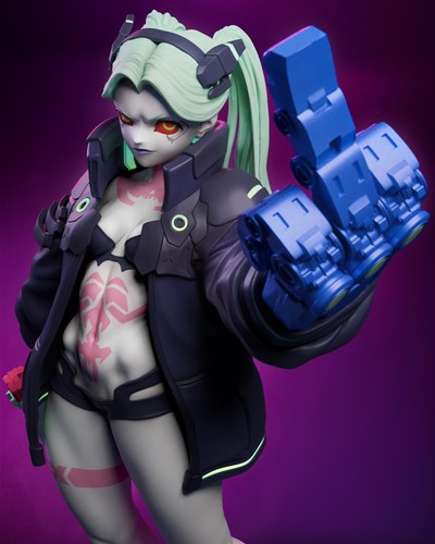 Rebecca cyberpunk figurine - rebecca,